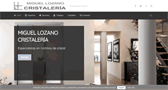Desktop Screenshot of cristaleriamlozano.com